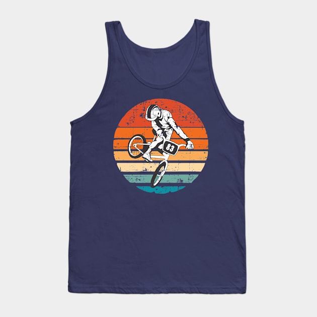 Retro Bicycle Tank Top by area-design